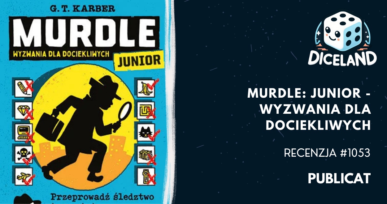 Recenzja #1053 Murdle: Junior – Wyzwania dla dociekliwych