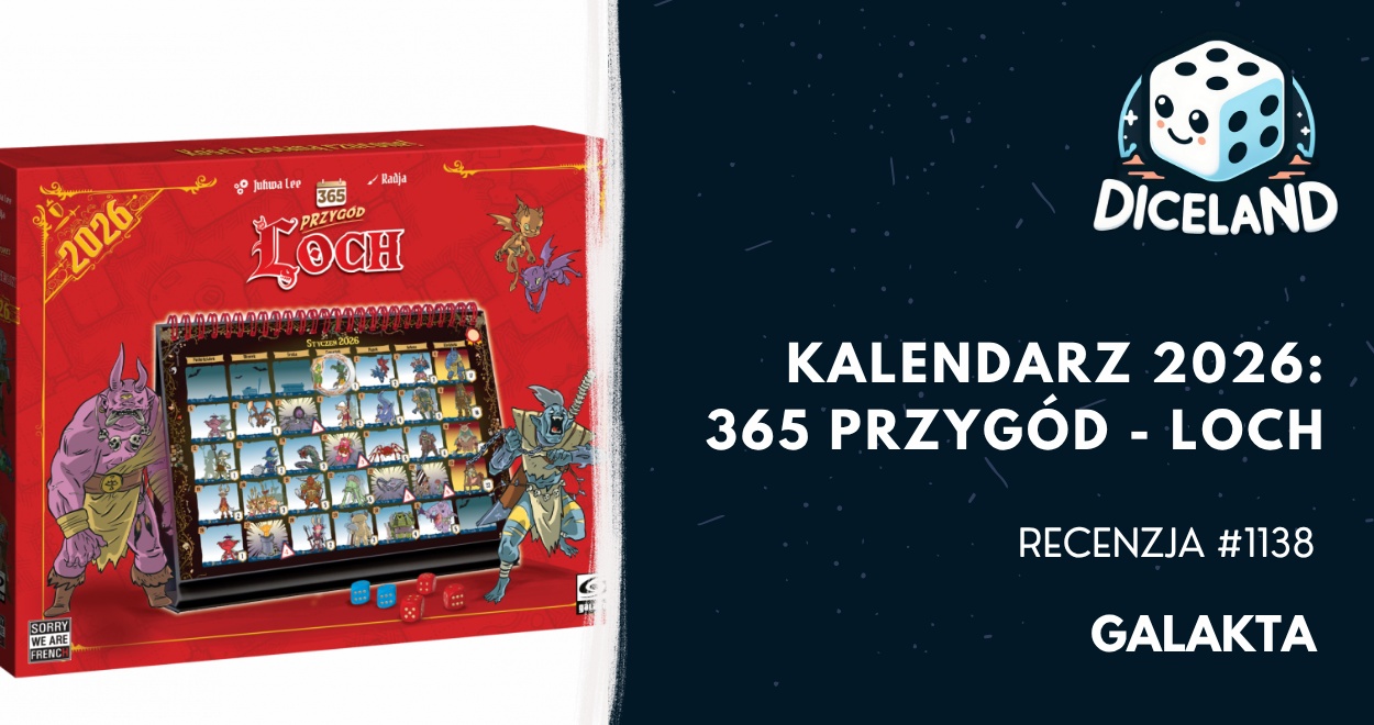 Recenzja #1138 Kalendarz 2026: 365 przygód – Loch