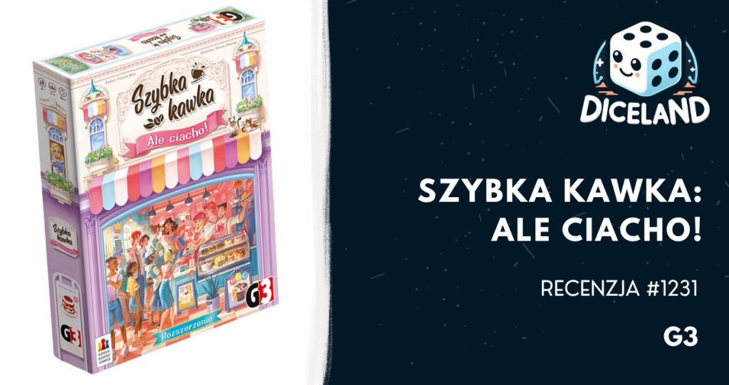 Recenzja #1231 Szybka kawka: Ale ciacho!