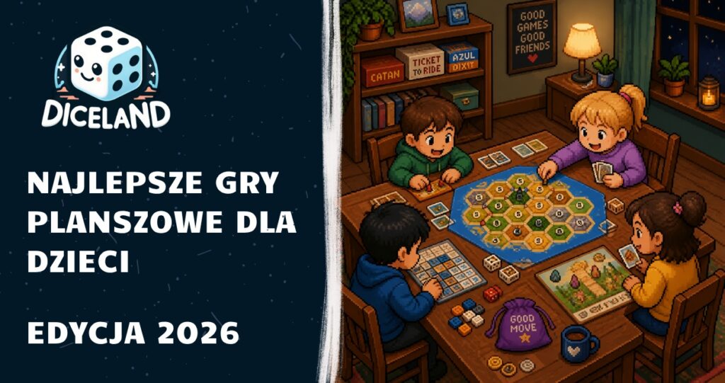 Toplista 2026 Najlepsze gry planszowe dla dzieci – Top Gier Planszowych dla Najmłodszych
